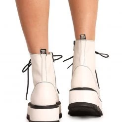 Demonia Feel My Energy Vegan Leather Platform Boots