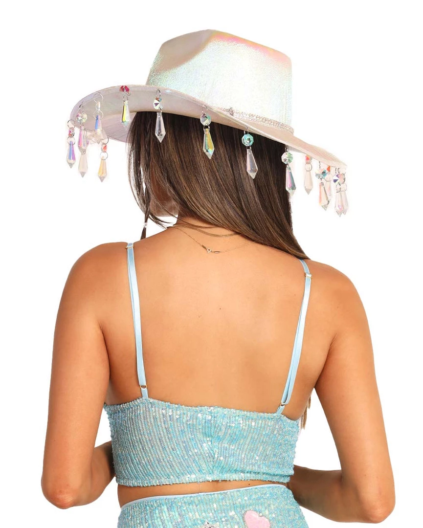 EastnWest Label Believe In Fairies Butterfly Sequin Top