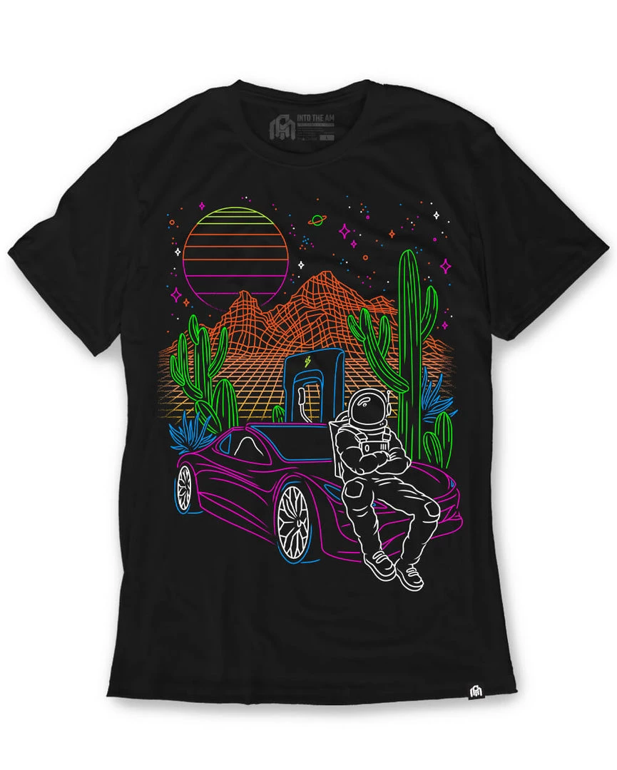 INTO THE AM Electric Desert Glow-in-the-Dark Tee