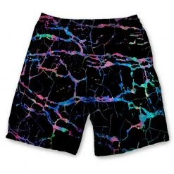 INTO THE AM Men Electric Rainbow Shorts