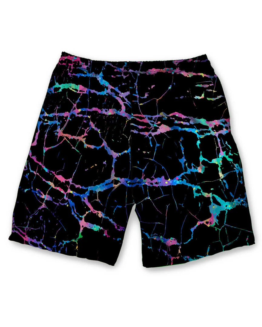 INTO THE AM Men Electric Rainbow Shorts