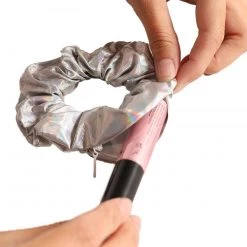 Accessories House New Arrivals Euphoria Hella Holographic Zipper Scrunchies