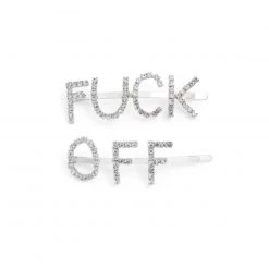 Fame Accessories F* Off Hair Clip New Arrivals