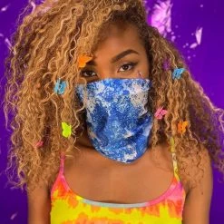 INTO THE AM Blue Skies Seamless Mask Bandana