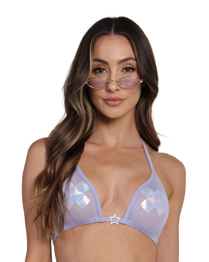 OhYes Falling Star Triangle Top