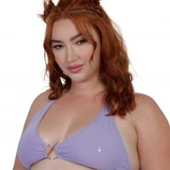 OhYes Tops Feeling Free Mesh O-Ring Halter Top