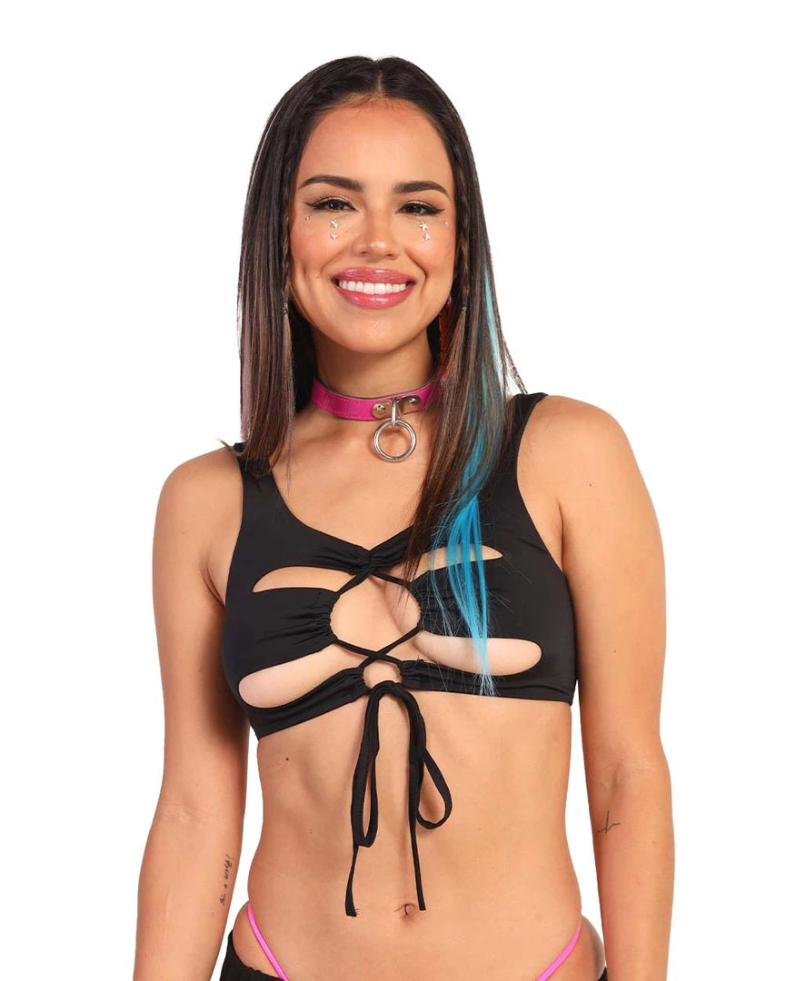 OhYes Clothing Feels Good To Be Me Cutout Top