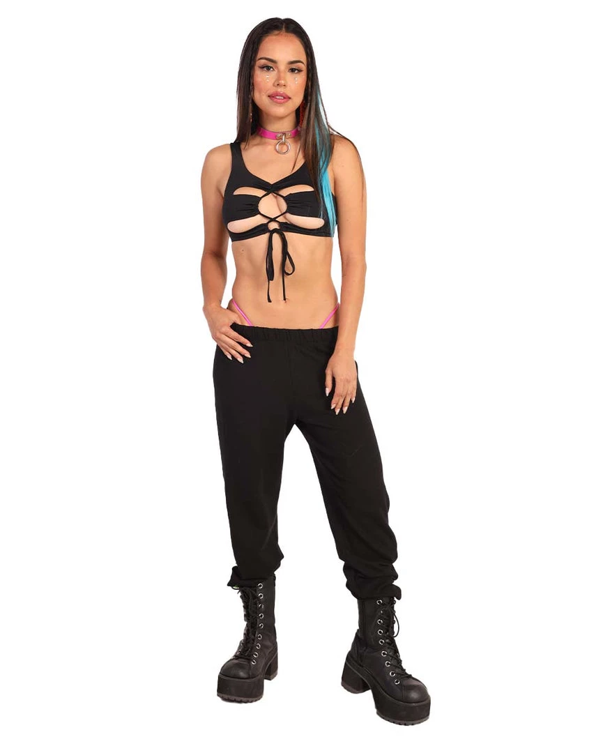 OhYes Clothing Feels Good To Be Me Cutout Top