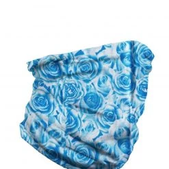 INTO THE AM Field Of Roses Seamless Mask Bandana - Blue Masks & Bandanas