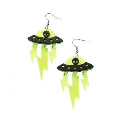 Ana Accessories Float In Space Alien Earrings