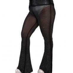 OhYes Get That Glow On Rhinestone Bell Bottoms