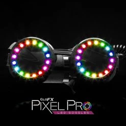 GloFX Pixel Pro LED Goggles Pashminas & Festival Accessories