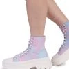 Berness Shoes Glowing Galaxy Hi-Cut Sneakers