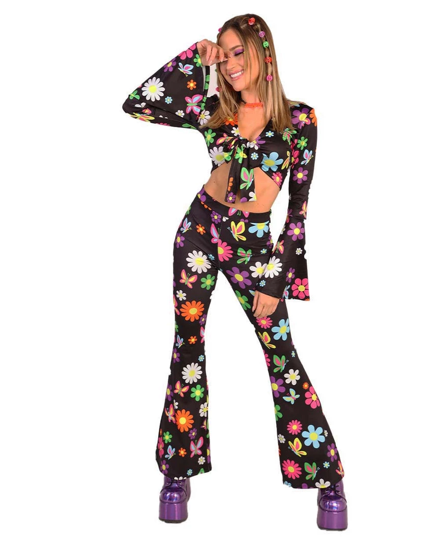 Cherry Mellow, Inc. Groovy Avenue Front-Tie Top Clothing