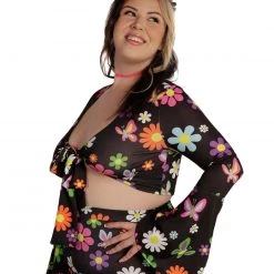 Cherry Mellow, Inc. Groovy Avenue Front-Tie Top Clothing