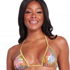 Body Language Tops Groovy Gal Mesh Triangle Top