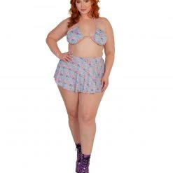 OhYes Happy Blossoms Skater Skirt Bottoms