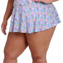 OhYes Happy Blossoms Skater Skirt Bottoms