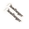 Fame Accessories Headbanger Drop Earrings
