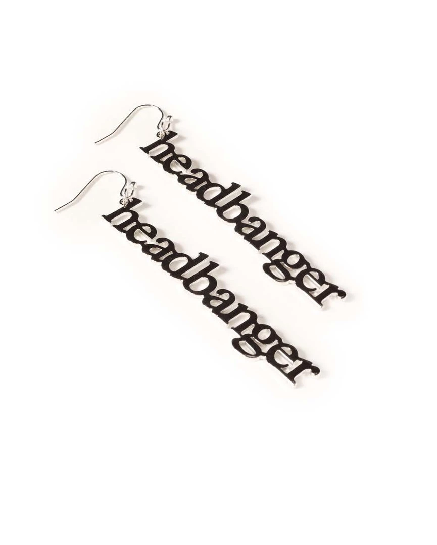 Fame Accessories Headbanger Drop Earrings