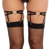 Leg Avenue Accessories Heart Garter Suspenders