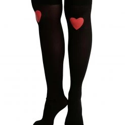 Ana Accessories Heart Skips A Beat Thigh-High Socks