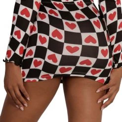 Rock & Rose Heartbreaker Mini Skirt