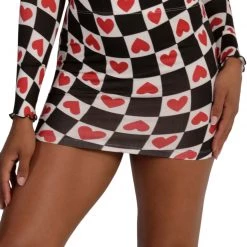 Rock & Rose Heartbreaker Mini Skirt