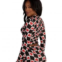 Rock & Rose Tops Heartbreaker Ruffled Long Sleeve Top