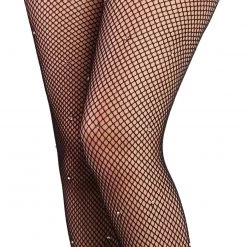 Leg Avenue Accessories Rhinestone Spandex Fishnet Tights