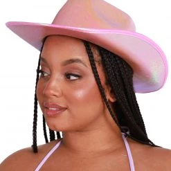 Western Fashion New Arrivals Hot Girl Thang Iridescent Cowgirl Hat