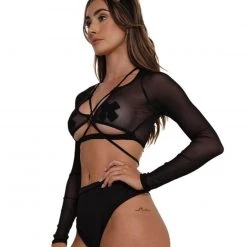 OhYes House Bunny Lace Up Top