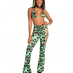Cherry Mellow, Inc. Ignite My Fire Side Cut-Out Bell Bottoms Clothing