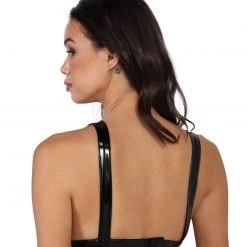 OhYes It's My World Vinyl Crop Top