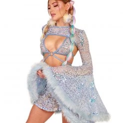 J. Valentine Slice Of Heaven Sequin Ultra Crop Top Clothing