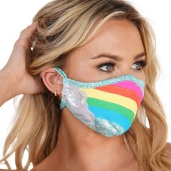 J. Valentine Rainbow Sparkle Mask