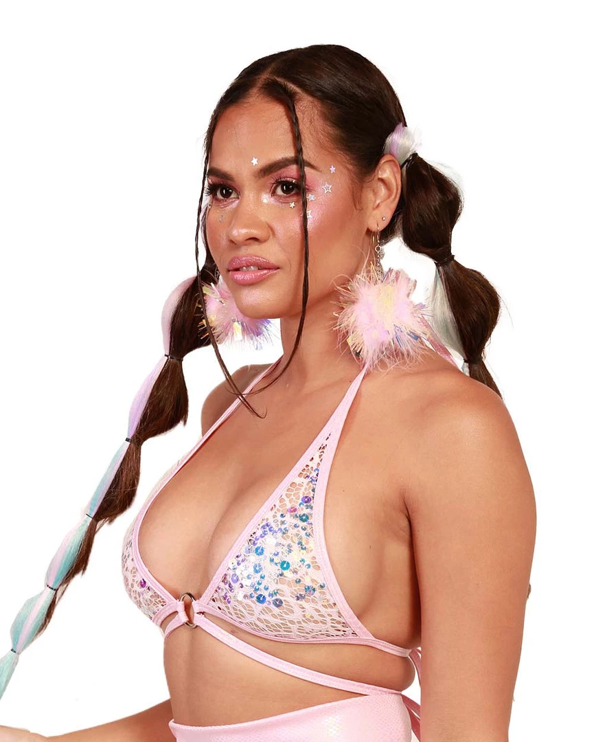 J. Valentine Slice Of Heaven Sequin Wrap Top Clothing