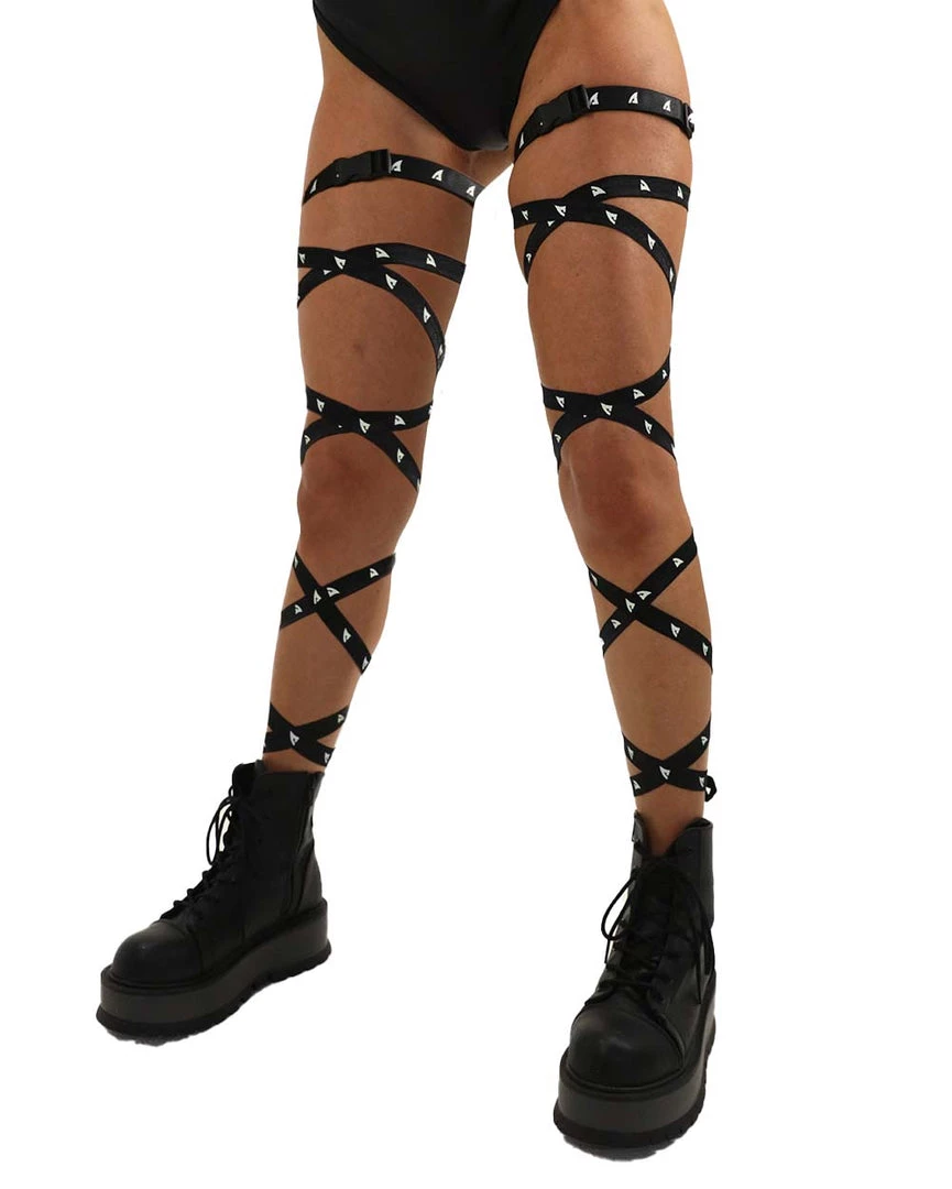 Andrew - Agent Jauz X IHR Reflective Print Speed Clasp Leg Wraps