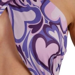 Cherry Mellow, Inc. Clothing Groovy Hearts Halter Bodysuit