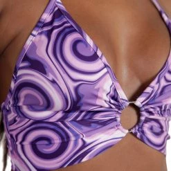 Cherry Mellow, Inc. Kaleidoscopic Kween O-Ring Halter Top