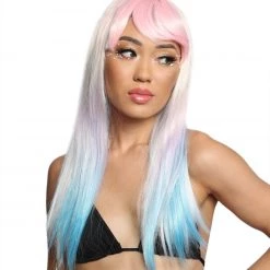 Leg Avenue Accessories Kandi Baby Pastel Ombre Tinsel Wig