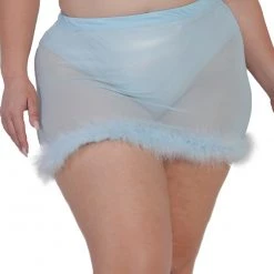 OhYes Keepin' It Cute & Fluffy Mini Skirt Clothing