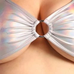 Day G Laser Focus Holo Wrap Around Top