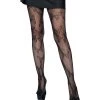 Leg Avenue Pretty Please Butterfly Fishnet Tights Plus