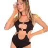 Day G Clothing Let The Games Begin O-Ring Cutout Bodysuit