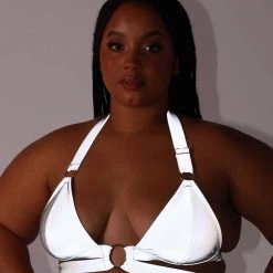 OhYes Lightning Flash Reflective Crop Top