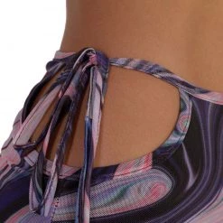 Hot & Delicious Black Bead Clothing Liquid Craze Mesh Mini Skirt