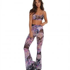 Day G Liquid Tripp Mesh Bell Bottoms Clothing