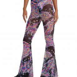 Day G Liquid Tripp Mesh Bell Bottoms Clothing