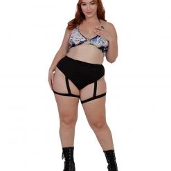 Day G Liquid Tripp O-Ring Halter Crop Top Clothing